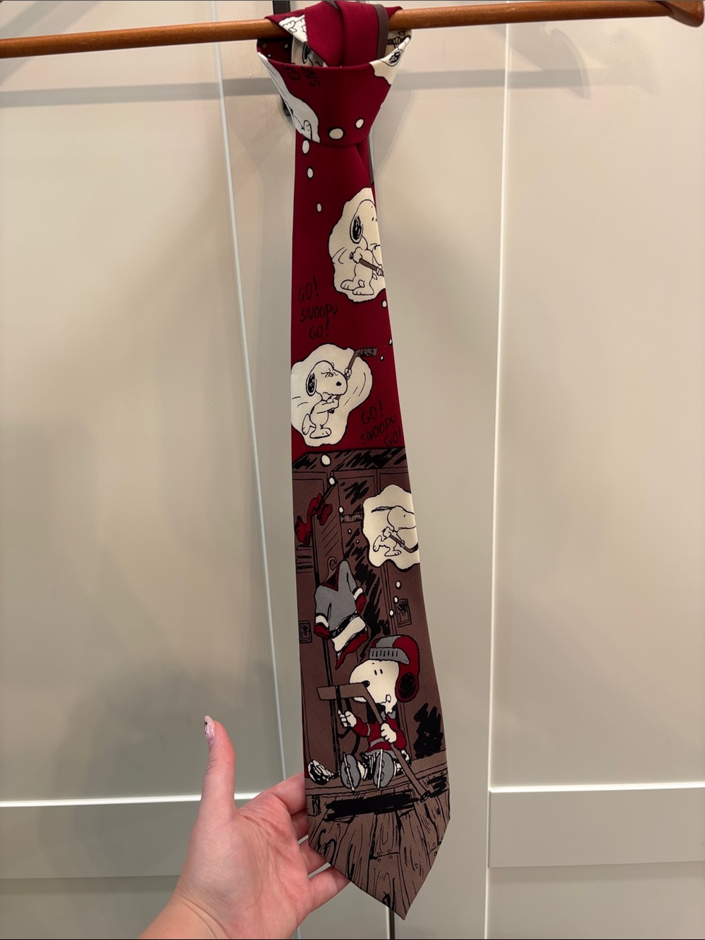 Novelty Vintage Snoopy Cartoon Tie